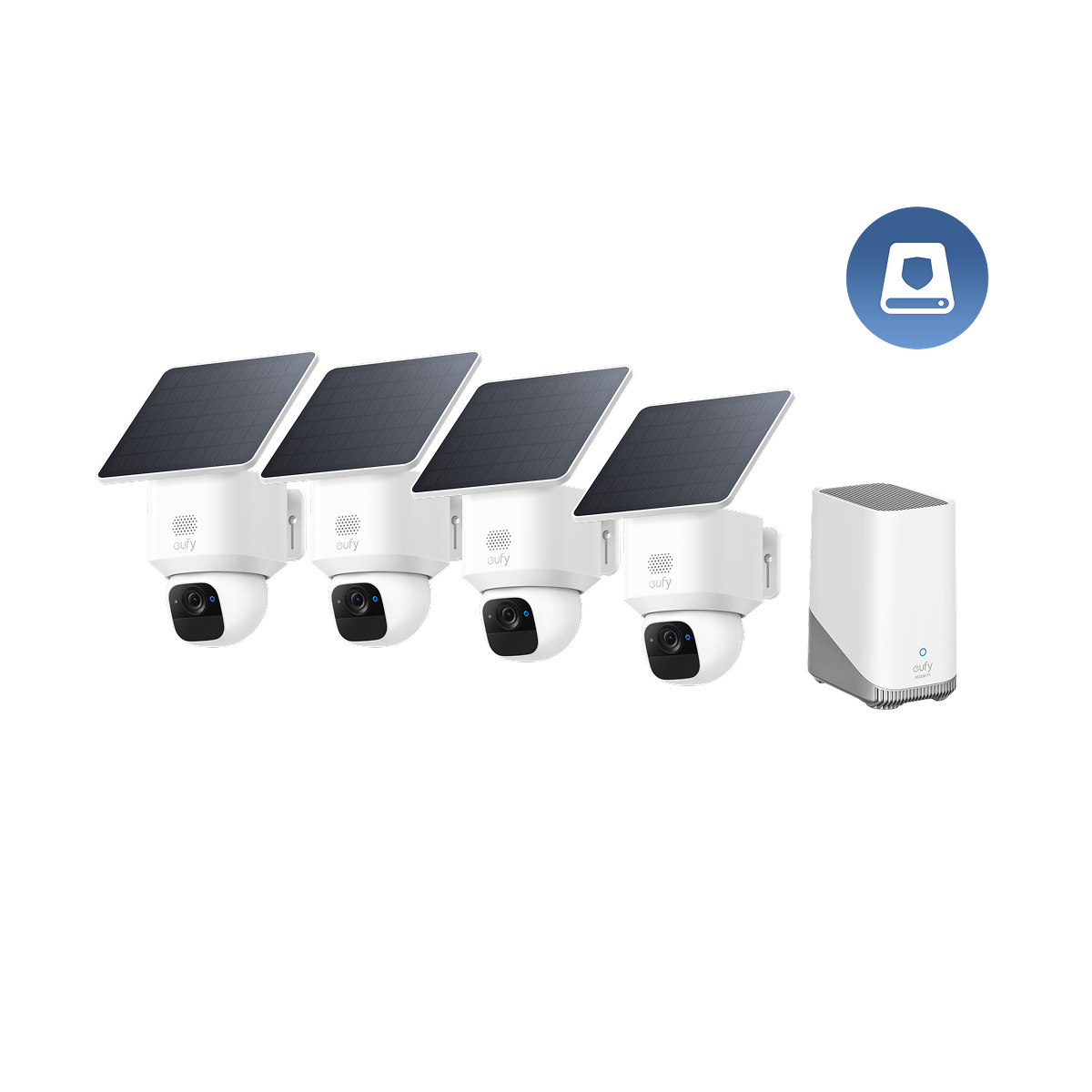 eufyCam E30 4-Kamera-Bundle mit Homebase 380 & 1TB Festplatte