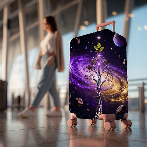 dehnbare Schutzhülle für Reisekoffer, wasserdicht, zum Schutz vor Staub und Kratzern Image