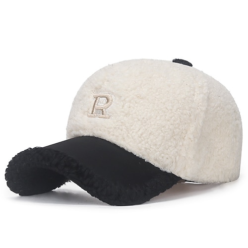 Per uomo Cappelli Invernali Cappello Invernale Caldo Berretto da baseball invernale con paraorecchie Cappellino da Baseball Invernale Nero Rosa Poliestere Pile Moda Moderno Contemporaneo