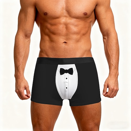 Schneeflocke Weihnachtspyjamas Kurze Boxershorts Unterwäsche Weihnachtsgeschenk Herren Lustig Weihnachten Muster Erwachsene Weihnachten Neujahr Heiligabend Weihnachten Party Image