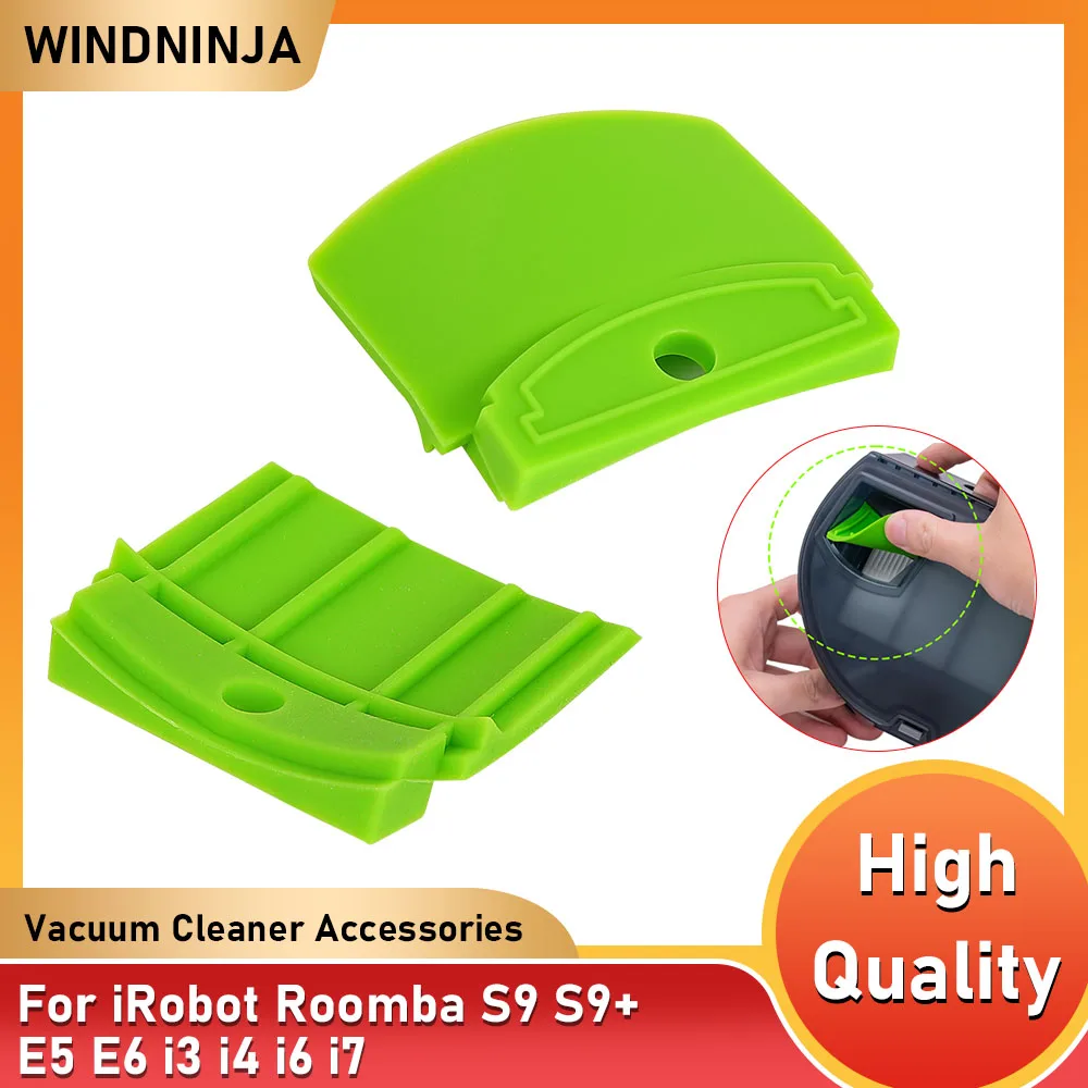 Silikon-Schallwand, Verwendung für Staubbehälter-Box-Zubehör für iRobot Roomba S9 S9+ E5 E6 i3 i4 i6 i7 Staubsauger, Silikon-Blatt-Pad-Teil Image