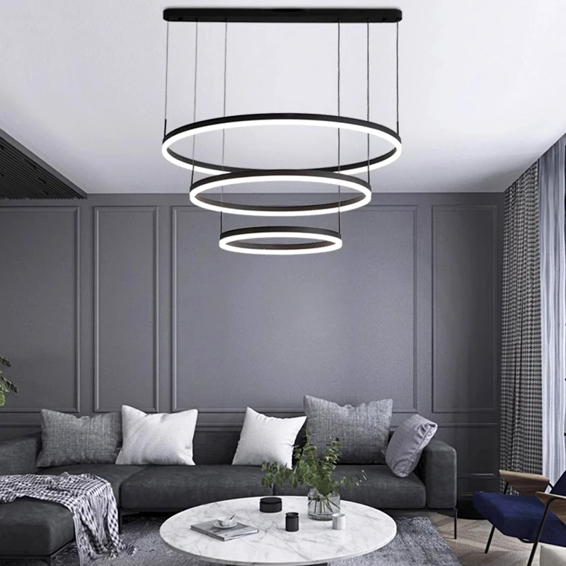 Moderne Wohnkultur LED-Leuchten Pendel leuchten Lampen für Wohnzimmer LED-Kronleuchter für Esszimmer hängen Licht Innen beleuchtung