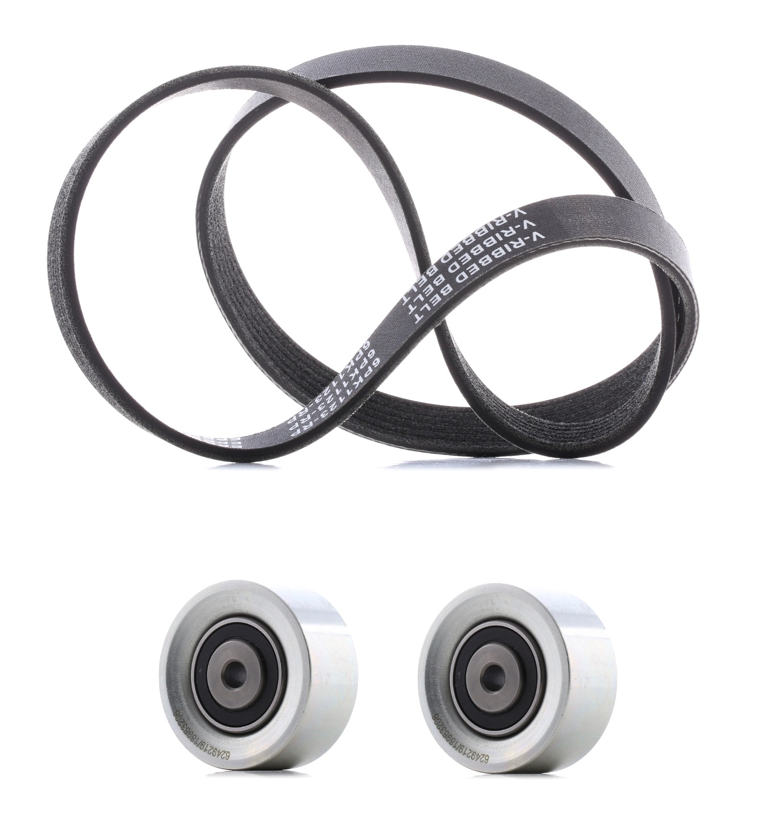 RIDEX PLUS Keilrippenriemensatz PEUGEOT,CITROËN 542R0465P 032145933C,252122U030,6079930096 6079930496,575191,9642006780,9091602755,46533490,117200278R Image