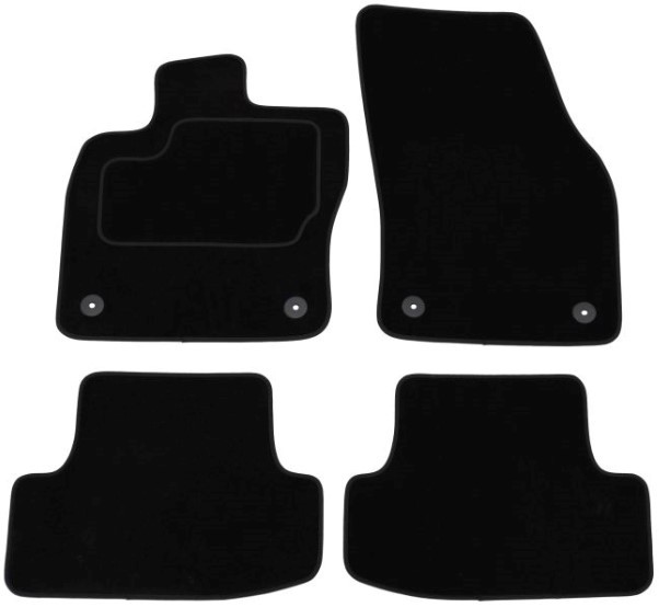 CUSTOPOL Fußmattensatz AUDI AUD223C Autofußmatten Image