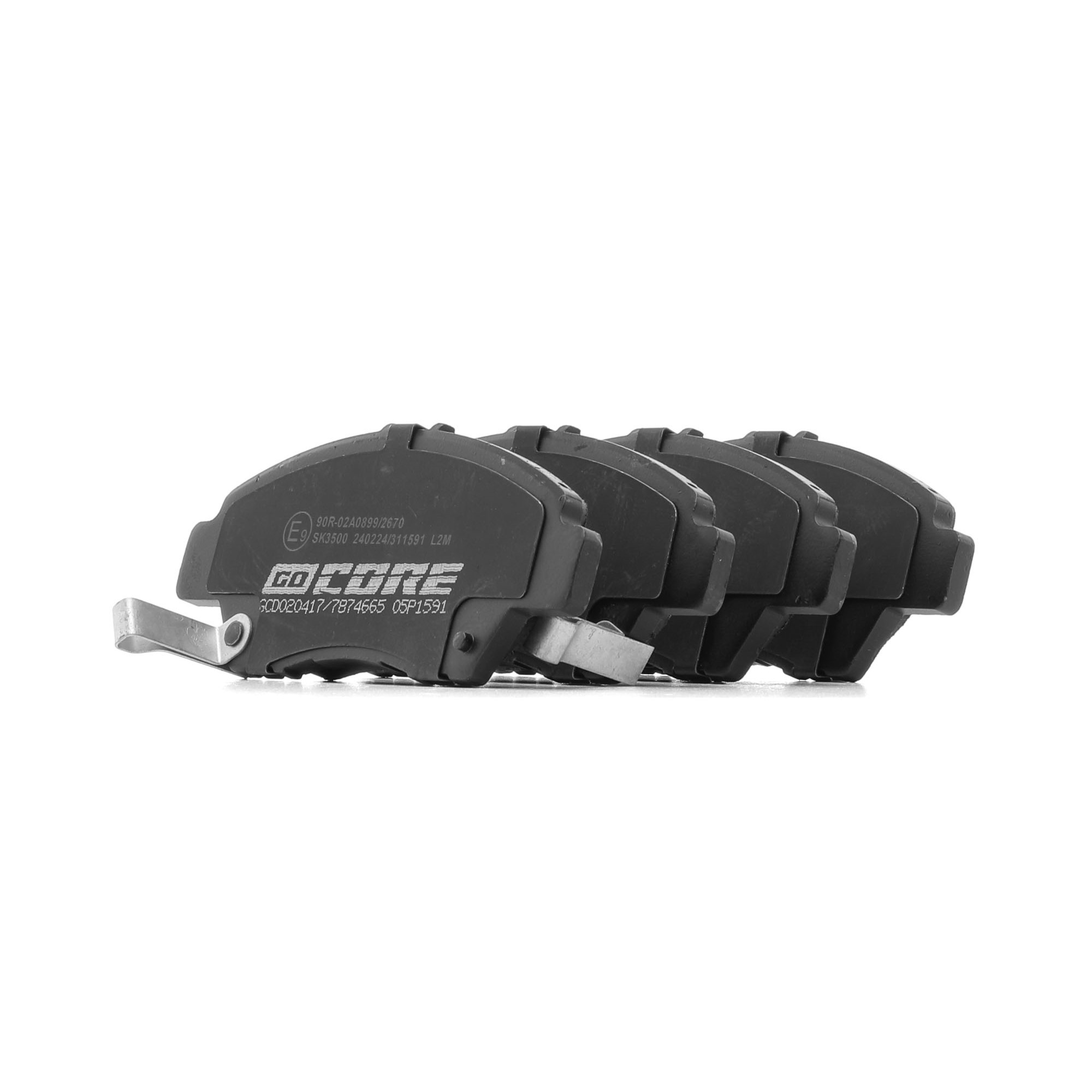 goCORE Bremsbelagsatz HONDA GCD020417 45022SZYT00,45022T5CJ00,101601579 45022SZTJ00,45022T5BJ00,45022T9AT00,45022TARG00,45022TE8T00,45022TK6A00 Image