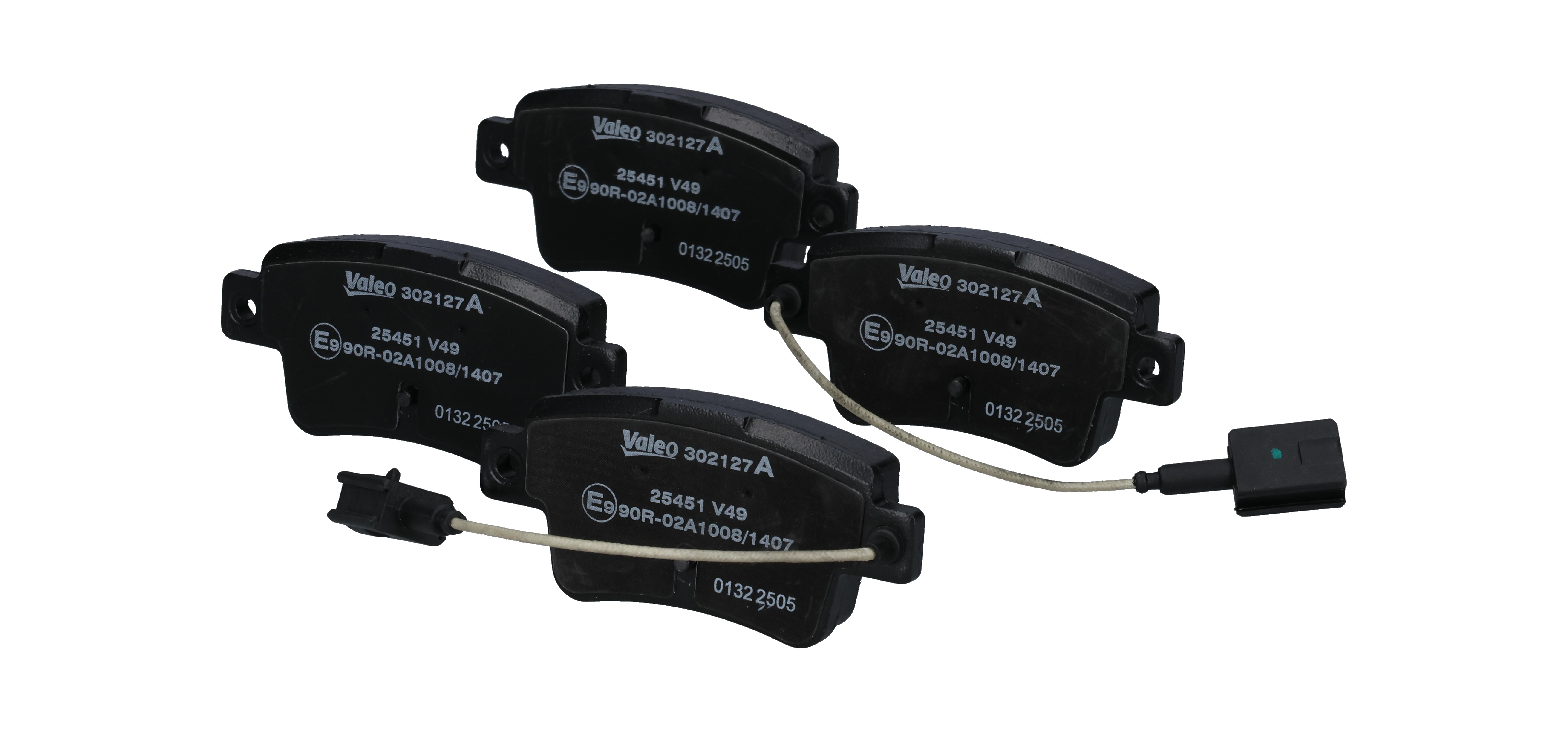 VALEO Bremsbelagsatz FIAT,ABARTH 302127A 77365464,77365886 Image