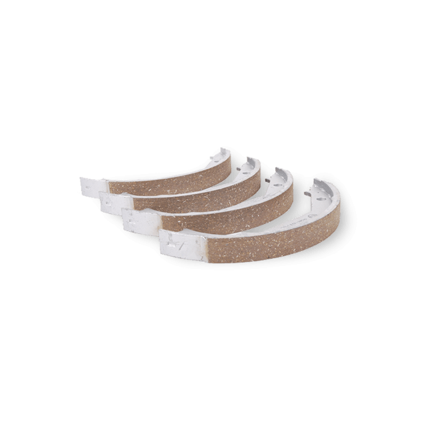 HELLA Handbremsbeläge VOLVO 8DA 355 050-371 13877980,272134,2721348 Handbremsbacken,Bremsbackensatz, Feststellbremse 30666344,31262621,1127271,1387798 Image