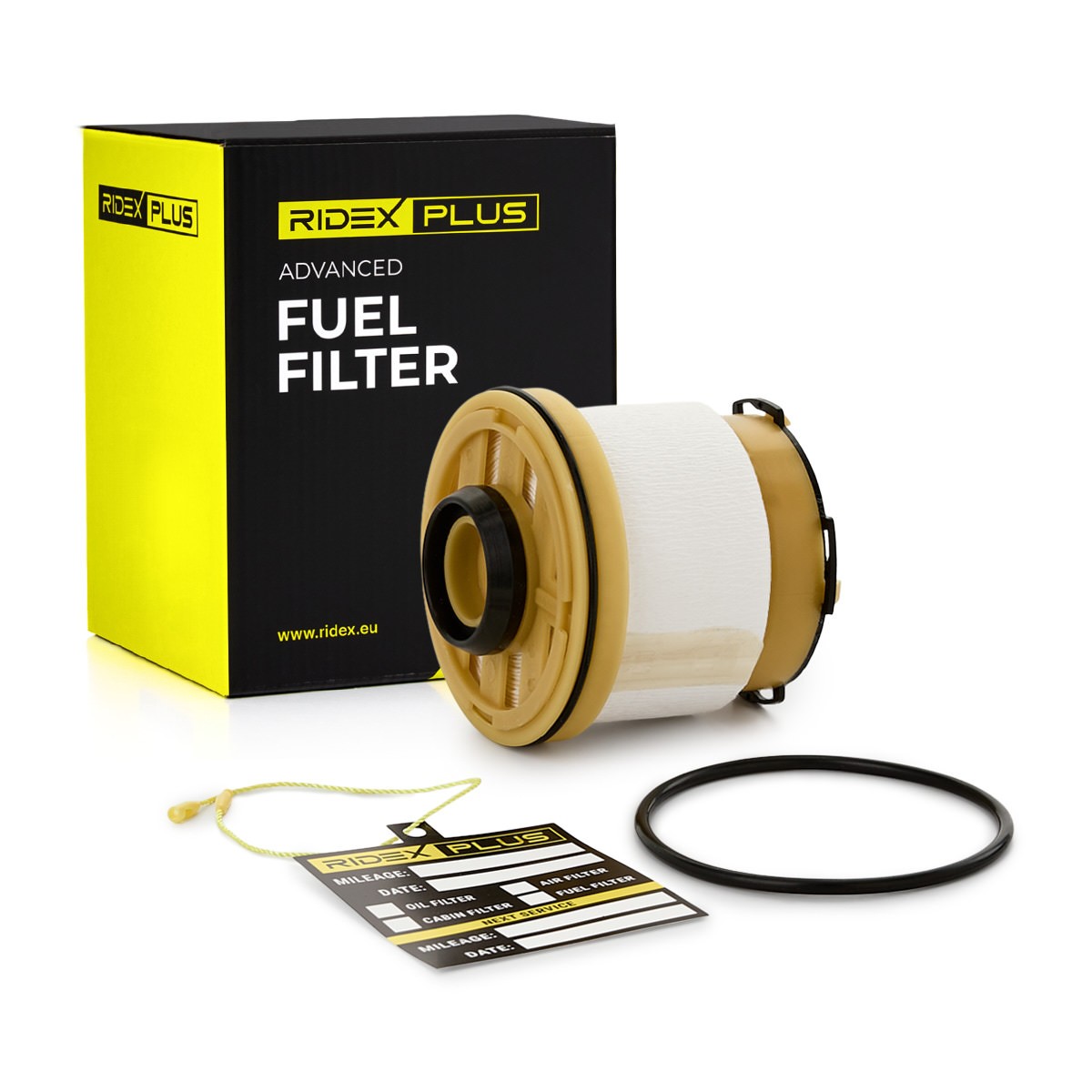 RIDEX PLUS Kraftstofffilter FORD,MAZDA 9F0266P AB399176AC,U2Y013ZA5,1725552 Leitungsfilter,Spritfilter 5224622,AB399176AB,1WA013ZA5,1722896,1749359 Image