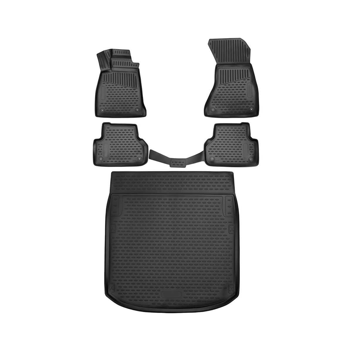 OMAC Fußmattensatz AUDI 1132444-250 Autofußmatten Image