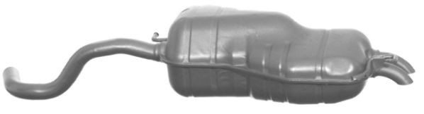 IZAWIT Endschalldämpfer VW,AUDI,SEAT 15.023 1J6253609AR,1J6253609H Endtopf,Auspuff Endtopf,Nachschalldämpfer,ESD Image