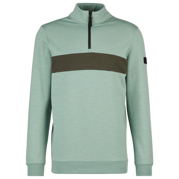Stoic - MerinoFleece335 MMXX. Lulea II Half Zip - Merinopullover Gr S türkis