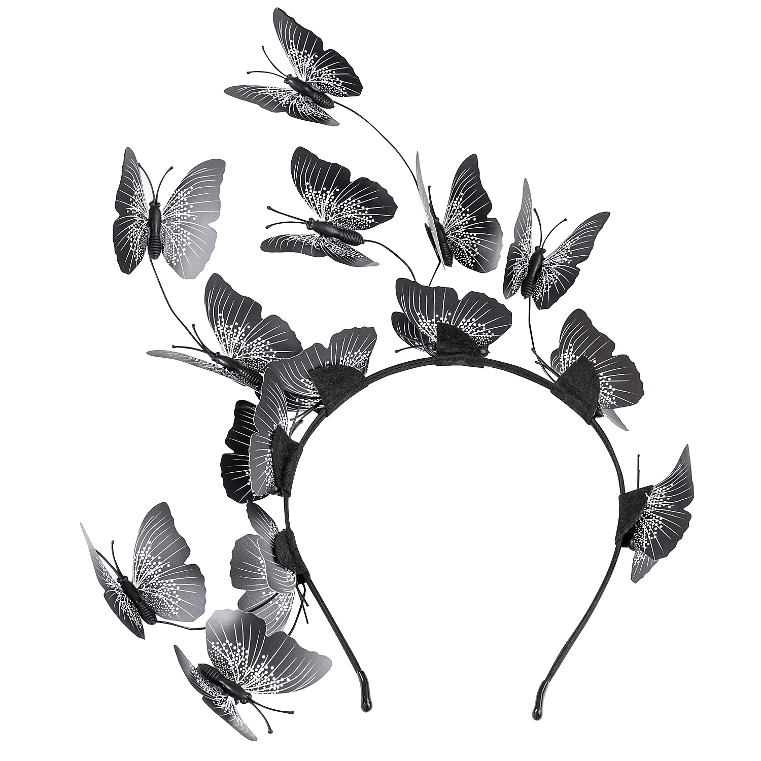 Haarreif Schmetterlinge, schwarz Image