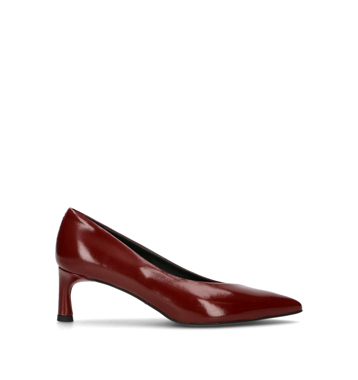 HALMANERA Décolleté donna rossa in pelle