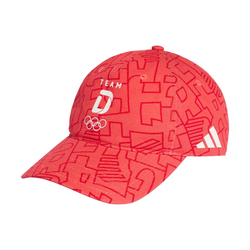 Team D adidas GFX Kappe - Rot Image