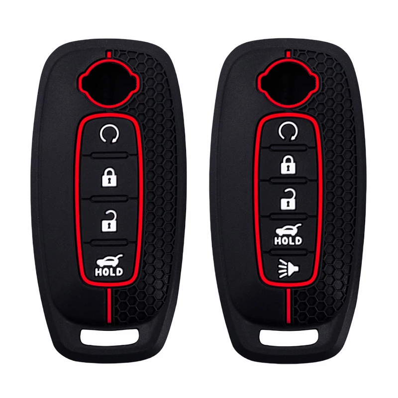 Silikon-Schlüsselhülle für Nissan Versa X-Trail T33 Serena Rouge Kicks Pathfinder Ariya Rogue 2023, Autozubehör Image