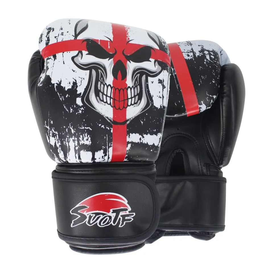 Männer Frauen Venomous Snake MMA schwarz Boxhandschuhe Muay Thai Kickboxen heftige Kampfhandschuhe Sanda Pads Box Handschuhe Boxe MMA Image