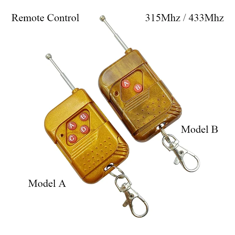 Remote Control 315Mhz 433Mhz Wireless Remote Control for Power Windows and Doors Garage Remote Control Switches