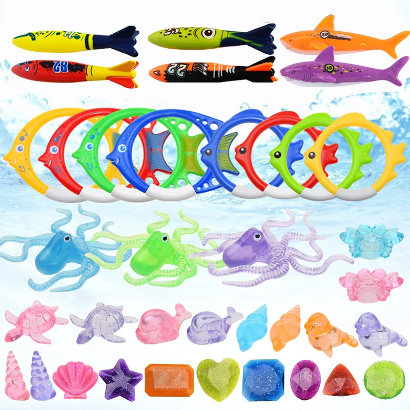 Tauchen Spielzeug Kunststoff Kinder Unterwasser Training Sommer Float Schwimmbad Zubehör Torpedo Algen Wasser Spielzeug für Kinder TMZ