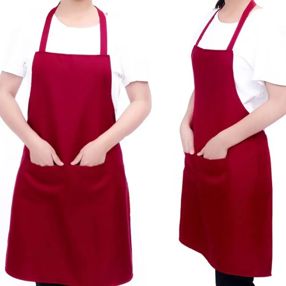 PVC Kitchen Cleaning Apron Sleeveless Oil Resistant Chef Apron Waterproof Work Clothes Home Kitchen Cooking Baking Apron ﻿