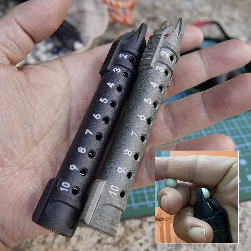 Outdoor Camping Jagd Schleuder Zubehör, Schnellschießen 10mm Tragbare Schlamm Ball Magazin, Tragbare EDC Werkzeug Image