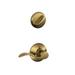 Schlage F59ACC609RH Antique Brass F-Series Accent Right Hand Single Cylinder Interior Pack from the