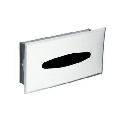 Moen RR5520SS Stainless Donner Hotel Motel Recessed Stainless Tissue Box from the Hotel Motel Collec