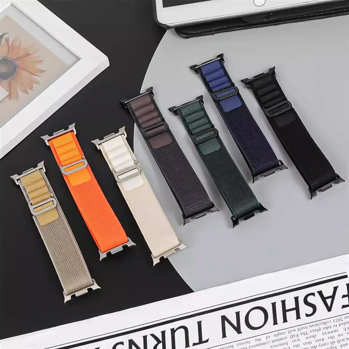 Alpine Loop Nylon Strap For Samsung Galaxy Watch Ultra 2025 47mm Comfortable Bracelet Galaxy Watch 8 44/40mm Classic 46mm Correa Image