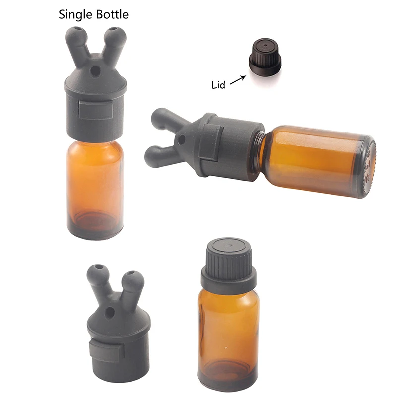 5/15ML Auslaufsicher Aroma Ätherisches Öl Inhalator Kappe Mini Ätherisches Öl Und Parfüm Inhalator Spender Flasche Ätherisches Öl inhalator Image