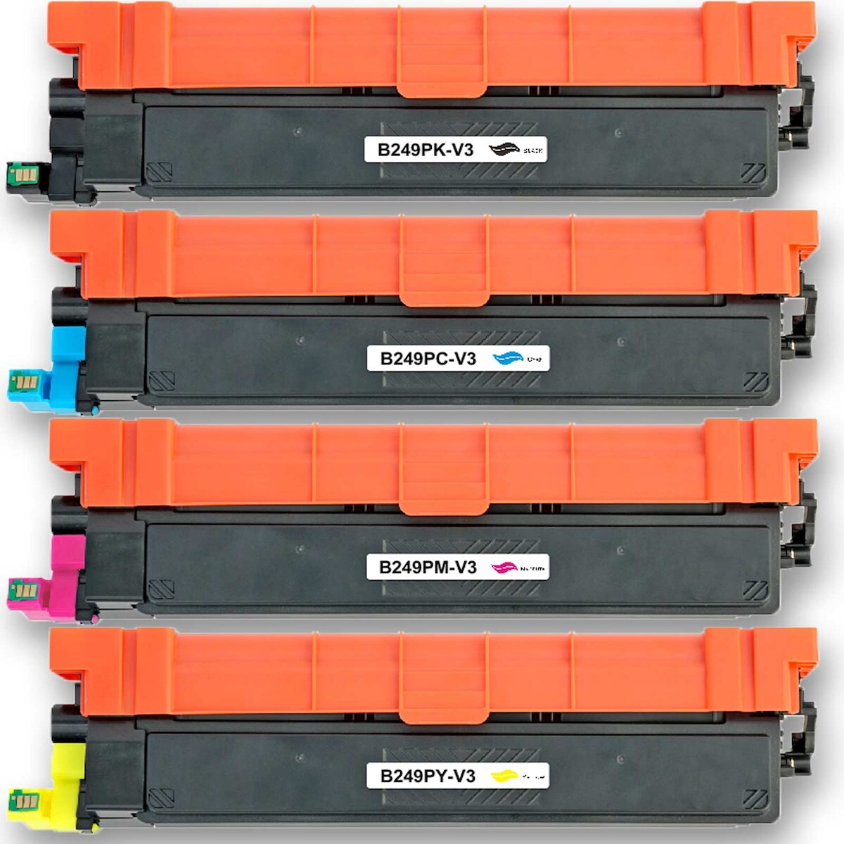 Kompatibel Brother TN-249XL Toner für Brother HL-L8240CDW Sparset 4 Farben Gigao Image