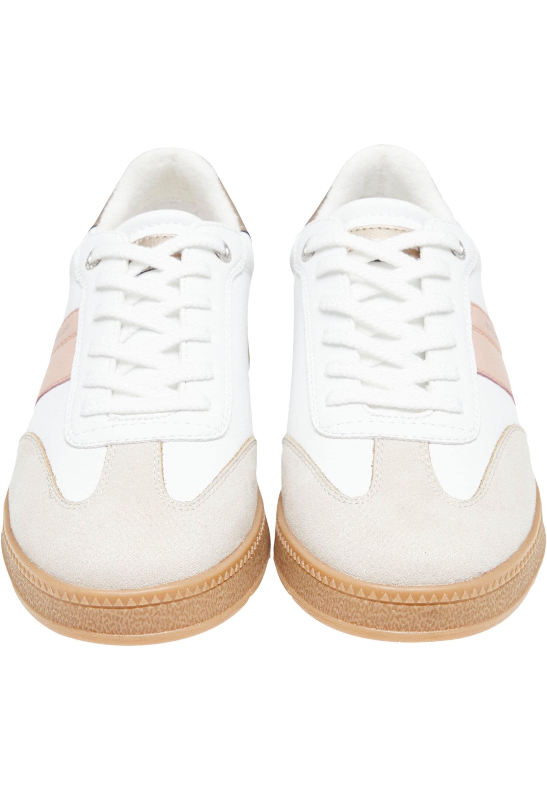 Trainingsschuh TOM TAILOR "Tom Tailor Sneaker Low", Kinder, Gr. 38, weiß, beige, Schuhe