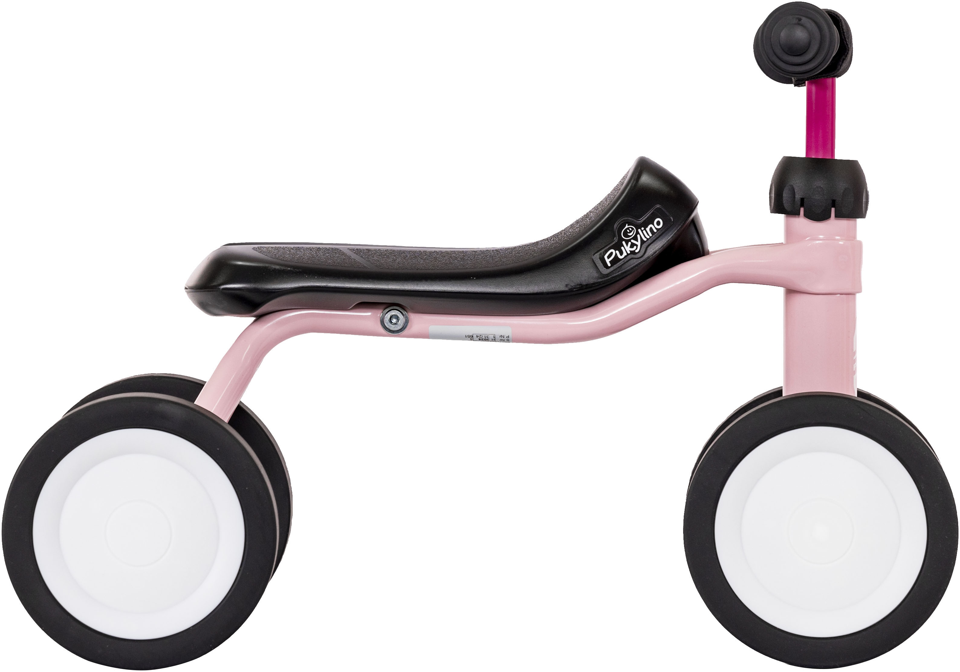 Kinderfahrzeug Lauflernhilfe PUKY "PUKYLINO", rosa (retro rose), Lauflernhilfen, KinderB:17cm T:52cm, Stahl, B:17cm T:52cm