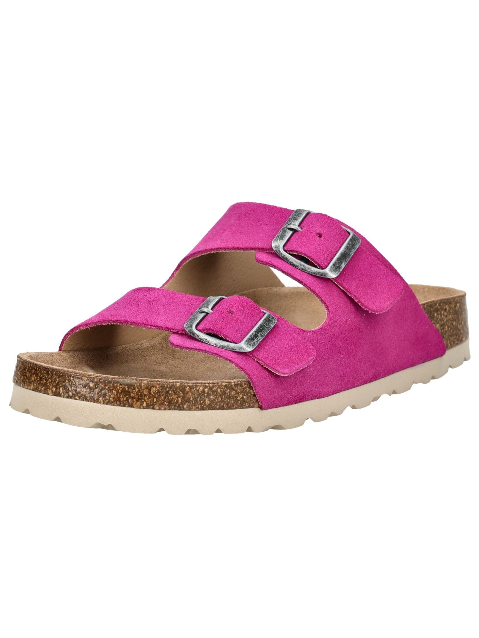 Pantolette COSMOS COMFORT "COSMOS Comfort Pantoletten Leder", Damen, Gr. 36, rosa (pink), Leder, Schuhe Pantolette
