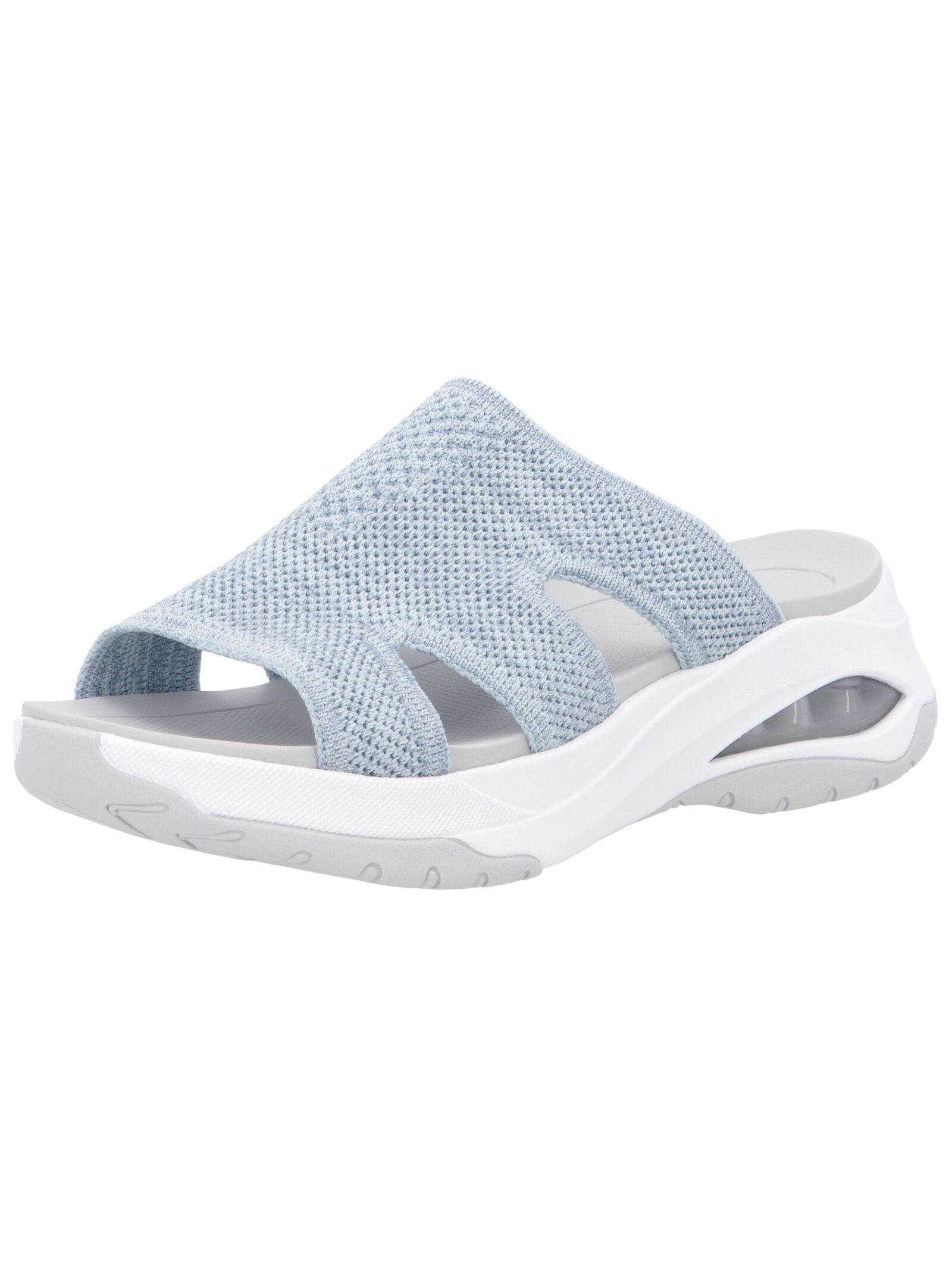 Pantolette RIEKER "Rieker Pantoletten Textil", Damen, Gr. 41, jeans, Textil, Schuhe Pantolette