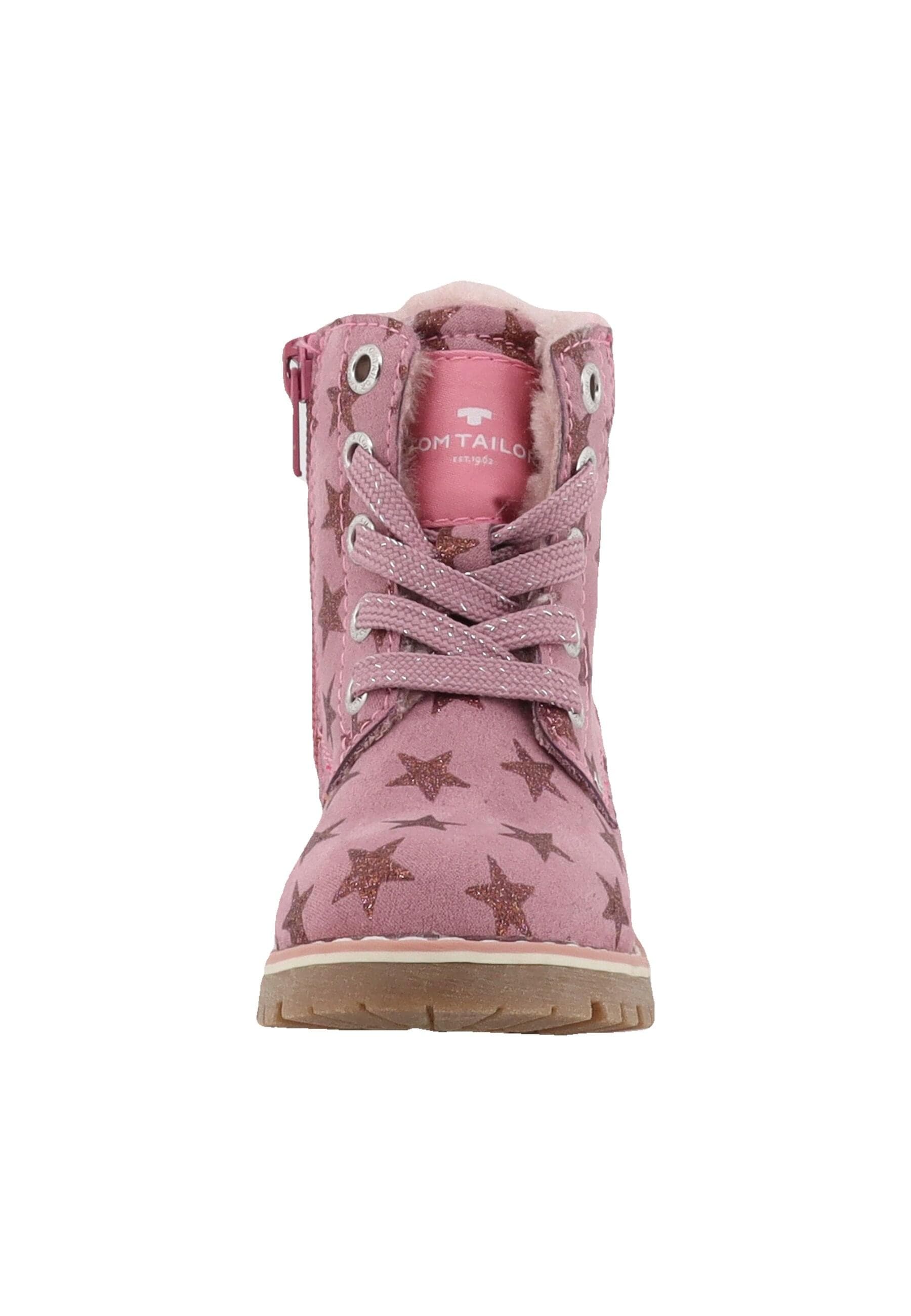 Stiefel TOM TAILOR "Tom Tailor Tall Boots", Mädchen, Gr. 29, old rose, Schuhe Stiefel