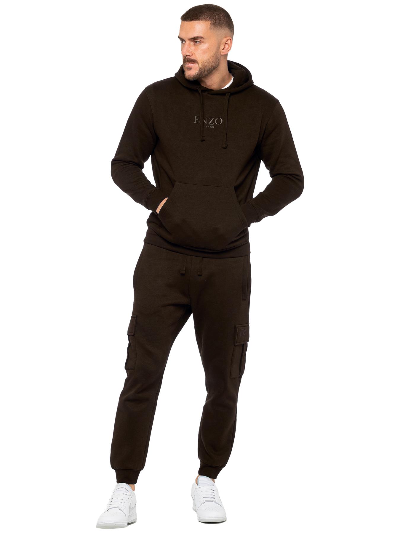 Enzo | Herren Pullover Hoodie Trainingsanzug Set Image