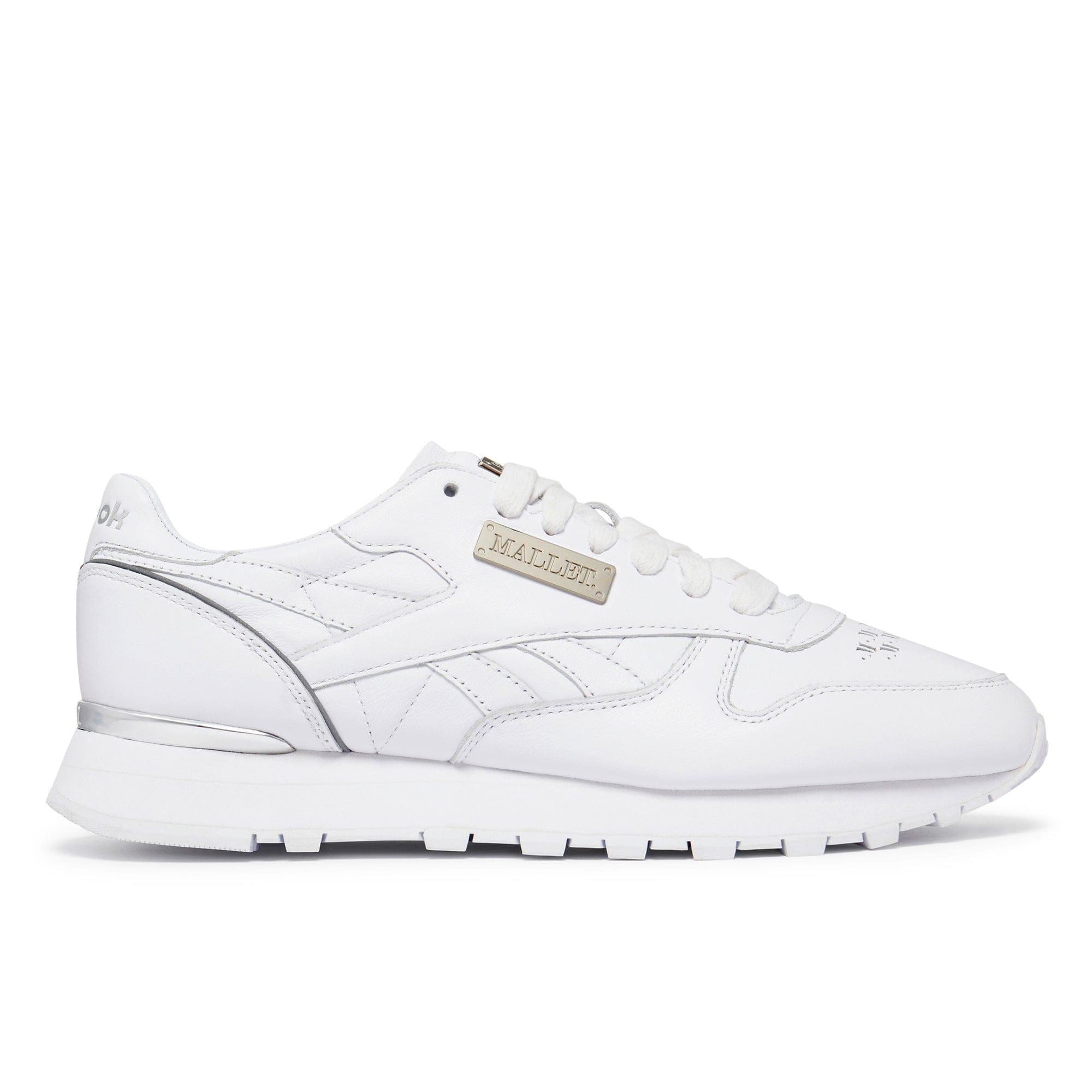 Mallet Herren Classic Reebok Leder Sneakers (Weiß) Image