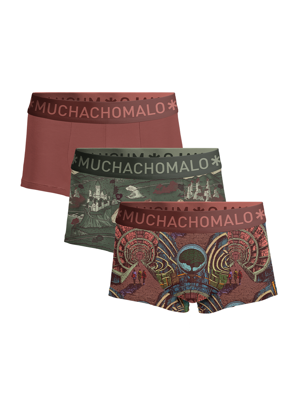 Muchachomalo Herren Boxer Shorts - 3er Pack - Herren Unterwäsche Image
