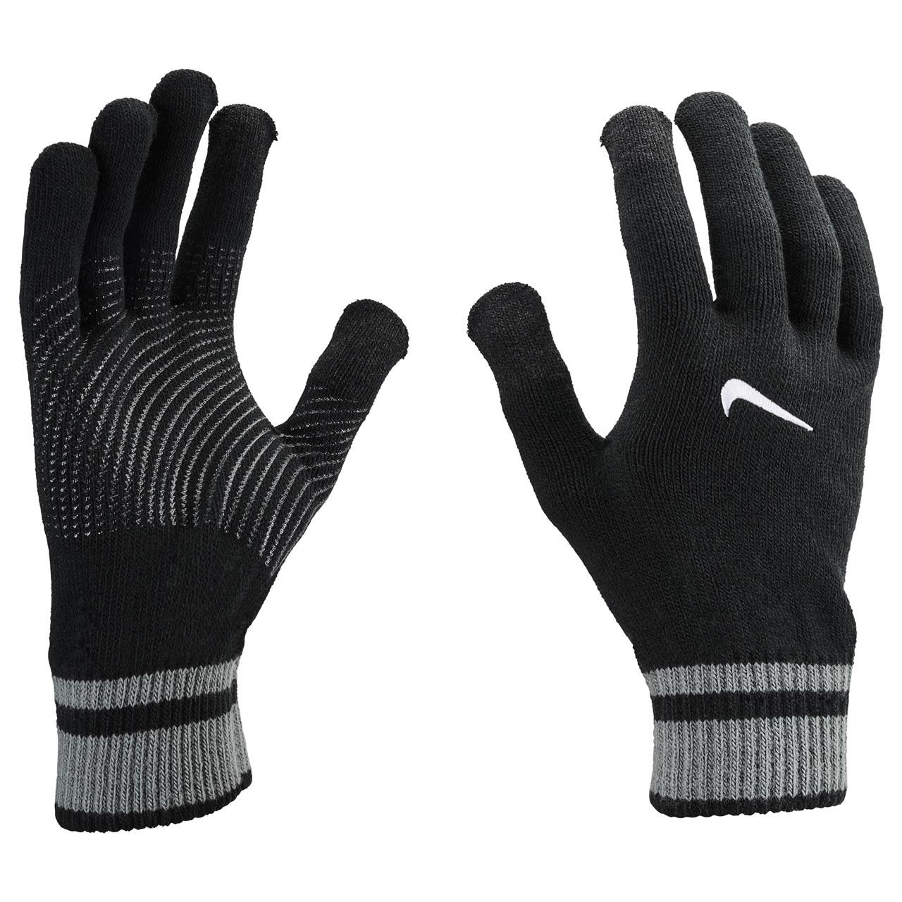 Nike - Handschuhe für Herren, Jerseyware, Mit Silikon-Noppen (Schwarz) Image