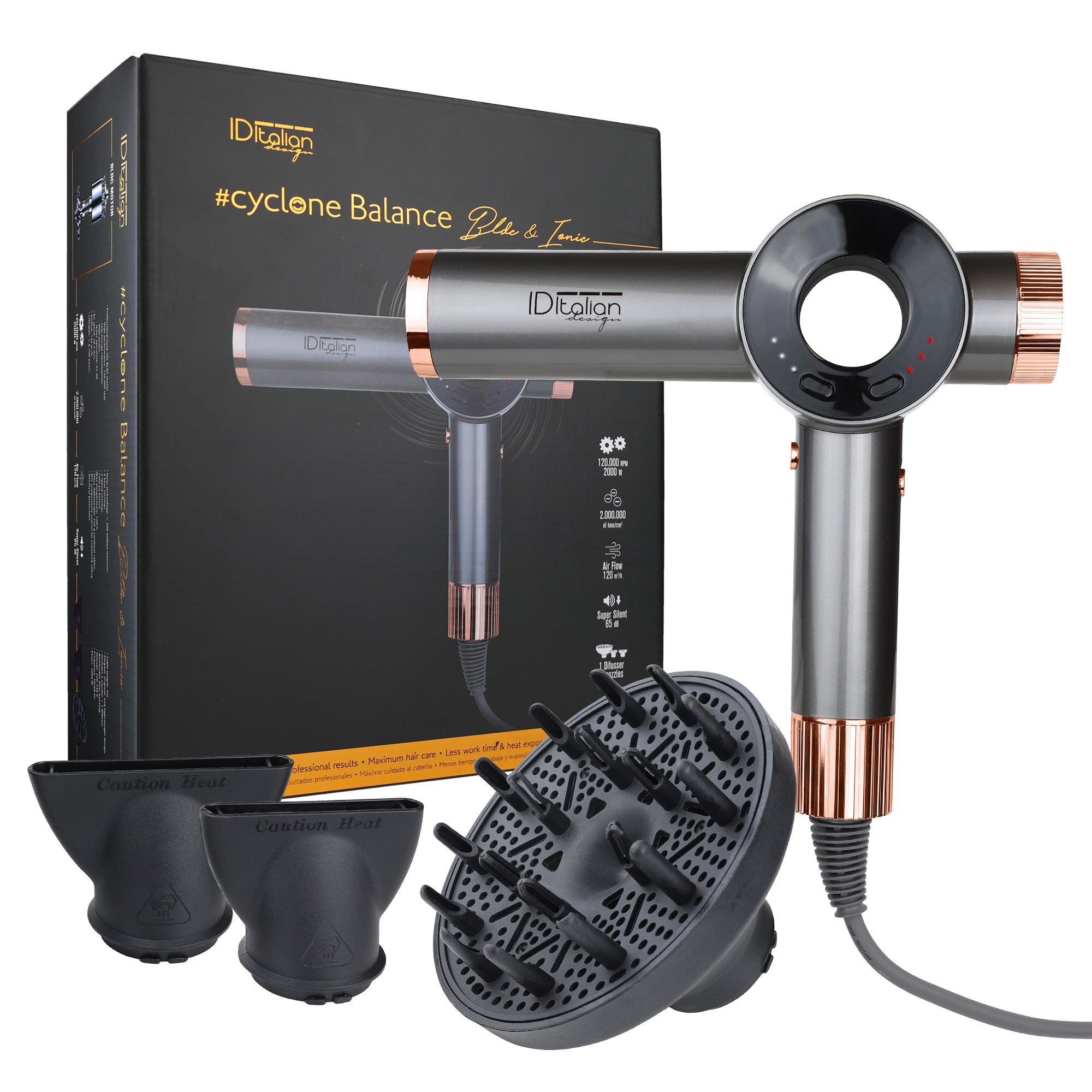 CYCLONE BALANCE BLDC PROFESSIONELLER HAARTROCKNER Image