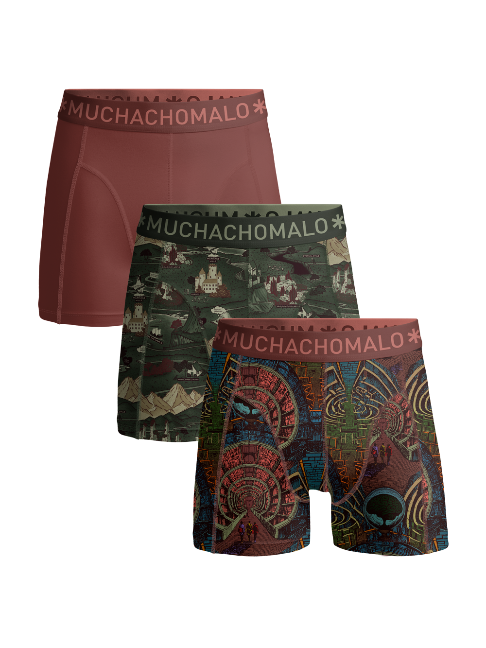 Muchachomalo Jungen Boxer Shorts - 3er Pack - Jungen Unterwäsche Image