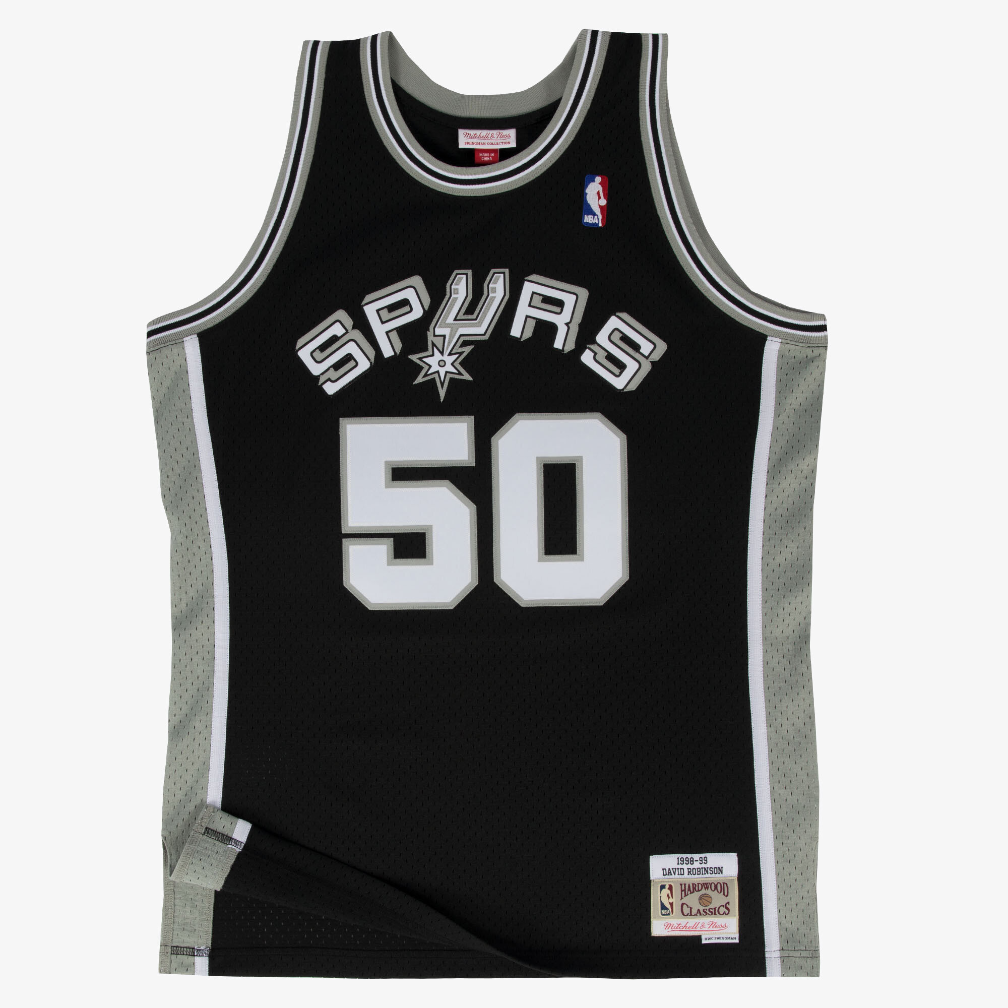 San Antonio Spurs Mitchell & Ness Swingman-Trikot David Robinson 1998–1999 Image