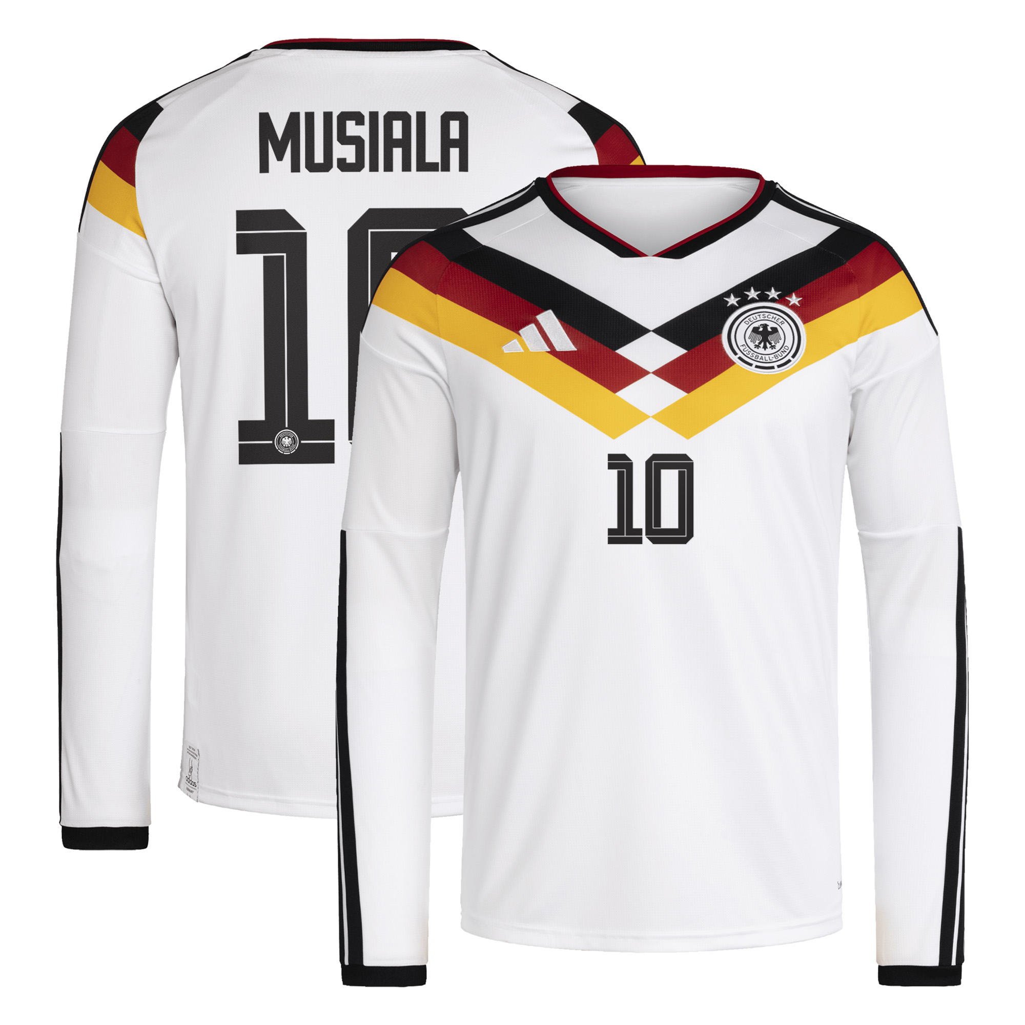 Deutschland 26 Home Replica Langarmtrikot mit Aufdruck Musiala 10 Image