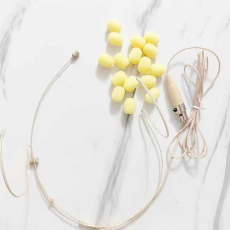 Mikrofon Abdeckung Headset Ersatz Schaum Telefon Kopfhörer Mic Fall Mikrofon Windschutzscheibe Windschutz Schwamm 10Pcs Image