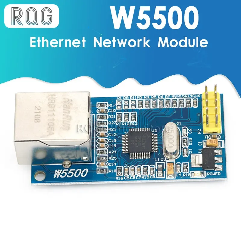 W5500 Ethernet network module hardware TCP / IP 51 / STM32 microcontroller program over W5100