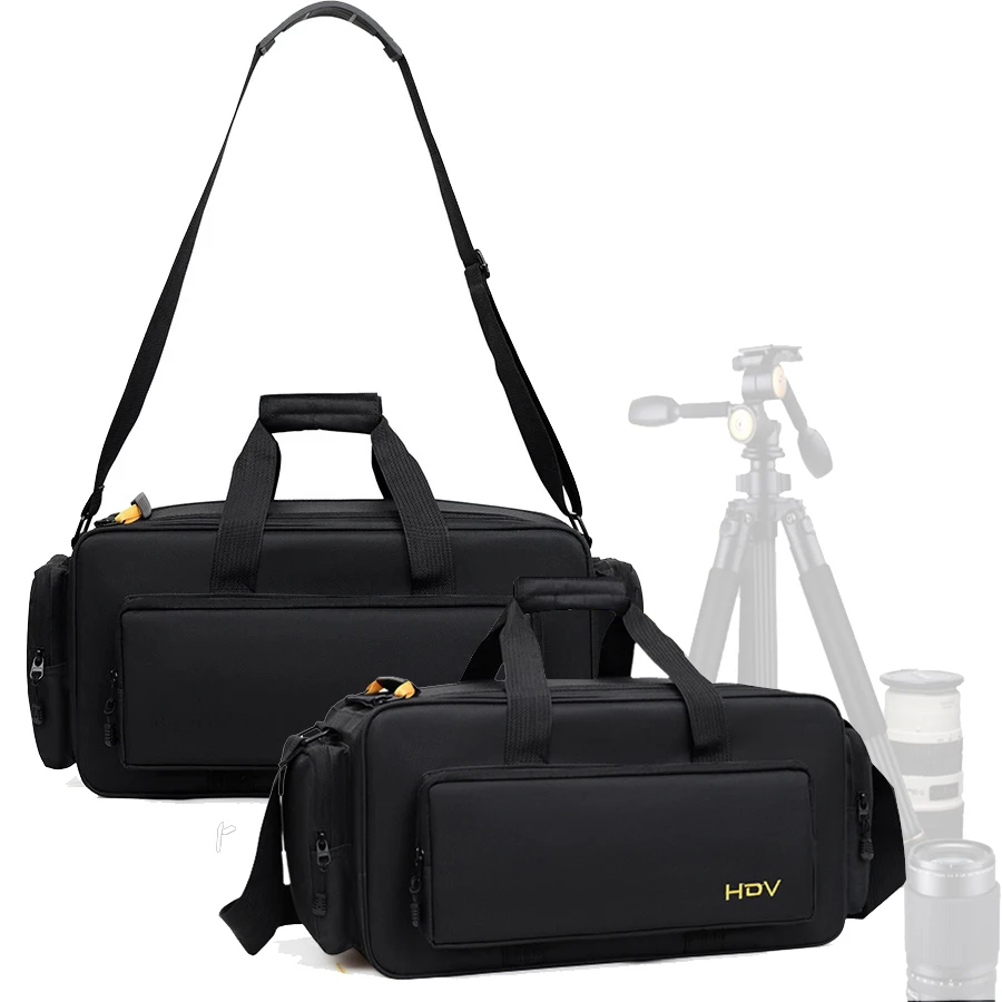 Oxford Stoff Umhängetasche Handtasche mit Riemen für 198P 1500C 2500 HDV Camcorder DSLR Kameras Fotografie Zubehör Tasche Image