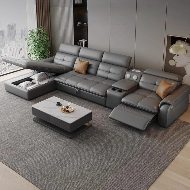 Italienische moderne Sofas, minimalistisches Wohnzimmer, elektrische Lazy Sofas, Relaxsessel, Wohnung, Articulos Para El Hogar, Zubehör