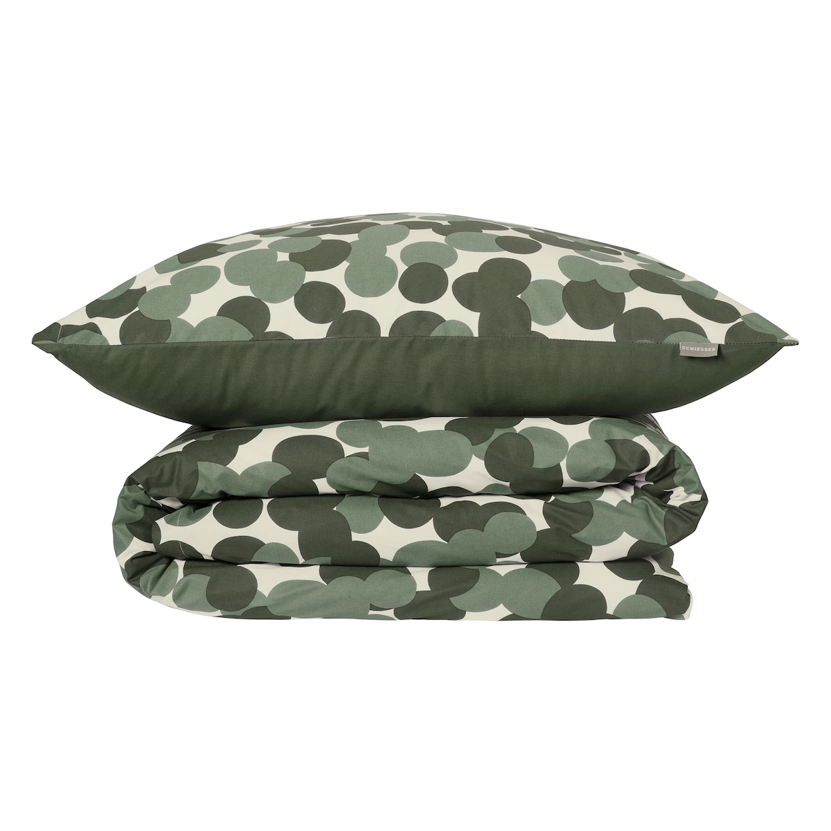 Schiesser Bettwäscheset Allez - Renforcé - 2-teilig - 135 x 200 cm - Grün Image