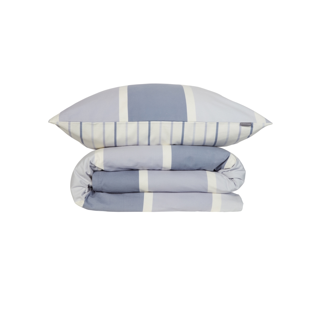 Schiesser Bettwäscheset Brody - Feinbiber - 2-teilig - 135 x 200 cm - Lavendel Image