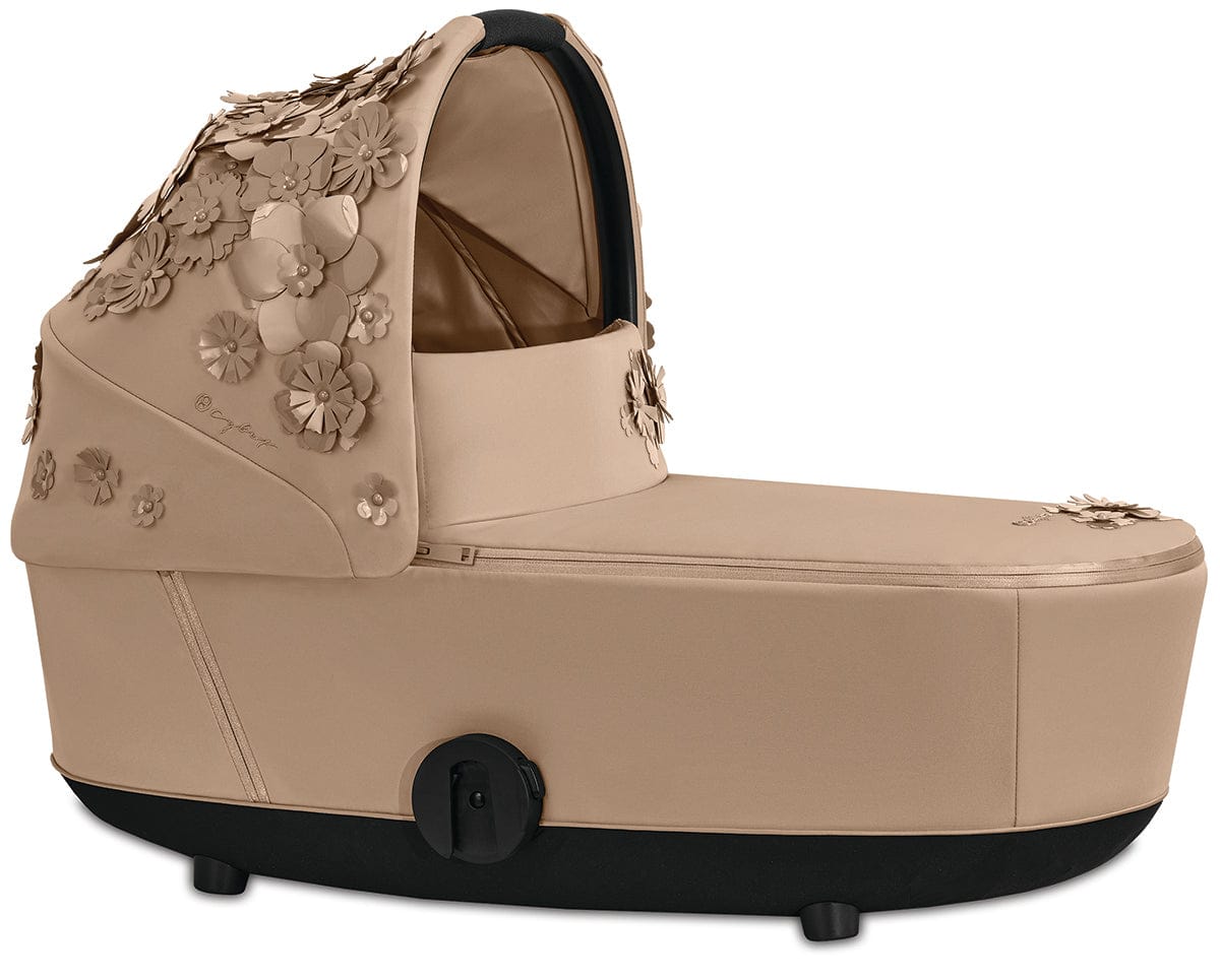Cybex OPEN BOX Mios Lux Carry Cot - Simply Flowers - Nude Beige