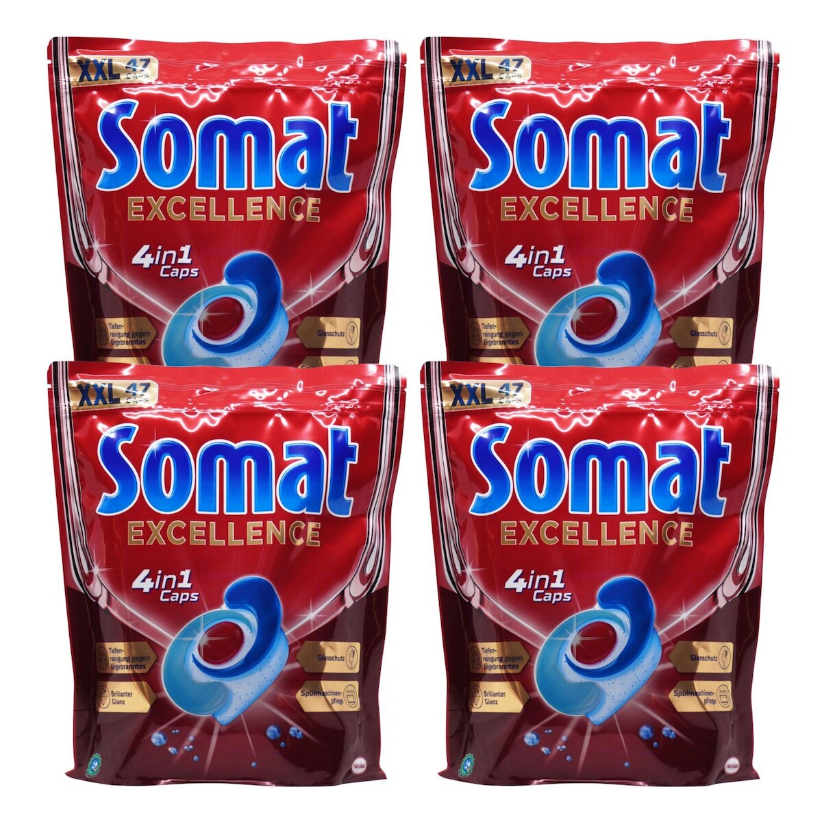 Somat Excellence 4-in-1 Spülmaschinen Caps 47 Stück Tiefenreinigung Image